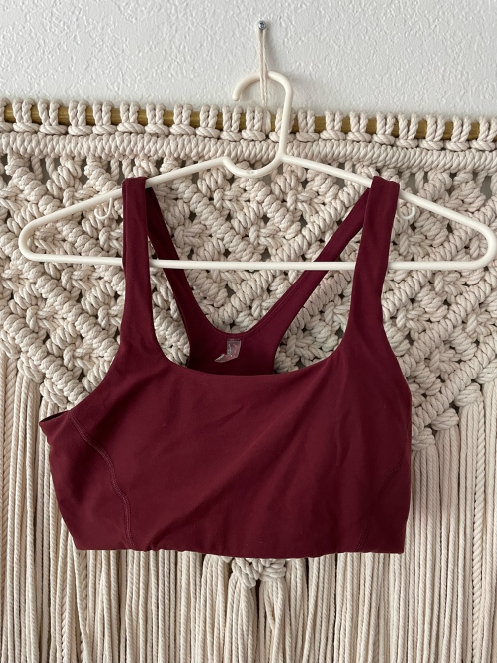 Free people movement  Burgundy Racerback Sports Bra
